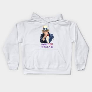 Uncle Sam Roll A 20 Distressed Kids Hoodie